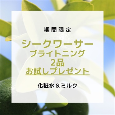 ブライトニング2品お試し